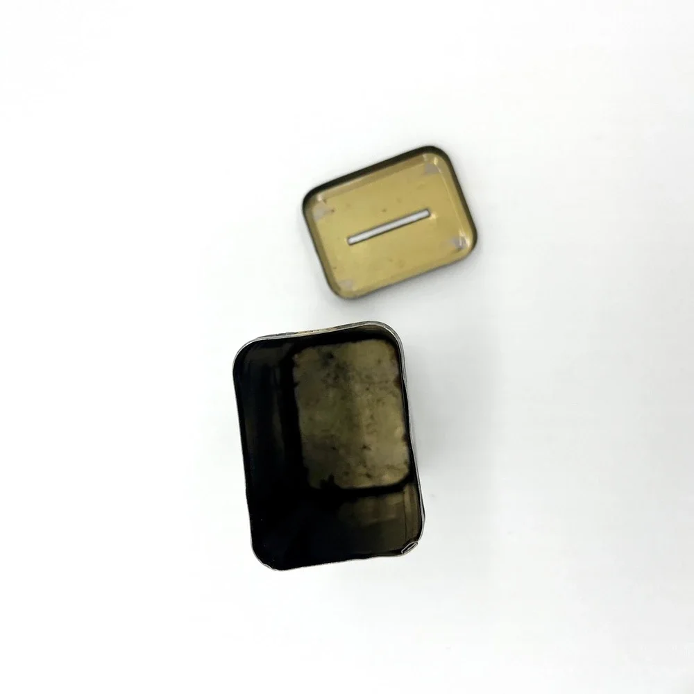 Bokar Coffee Tin Bank Freshly Roasted Ground‎ to Order Vintage Black Decor